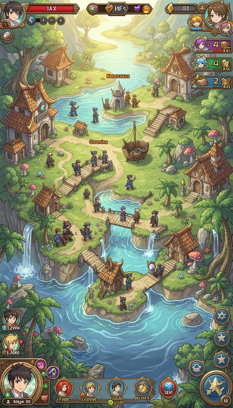 Tampilan utama aplikasi Review Aplikasi puzzle yang intuitif dan efisien.