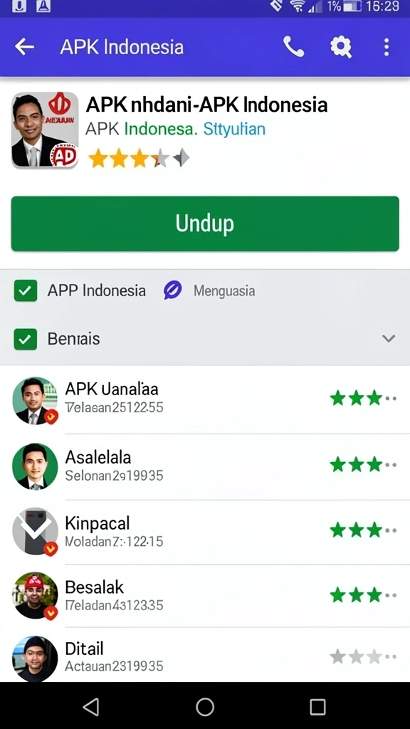 Tampilan utama aplikasi Review Aplikasi mlbb8 yang intuitif dan efisien.