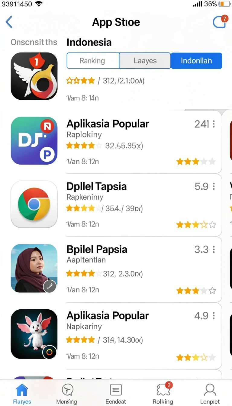 Tampilan utama aplikasi Download rp66 APK untuk Android yang intuitif dan efisien.